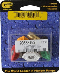Value Collection - 5,000 psi Fixed, Quick Disconnect Pressure Washer Nozzle - 4mm Orifice Diam, 1/4" Thread - Apex Tool & Supply