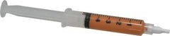 Radiac Abrasives - 5 g Diamond Grit Compound - Grade Medium, 3,000 Grit, Orange, For Mirror Finishing, Use on Carbide - Apex Tool & Supply