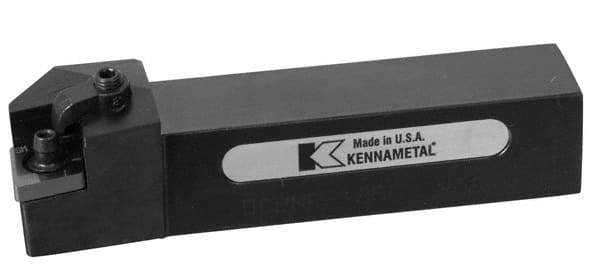Kennametal - MCLN, Right Hand Cut, 5° Lead Angle, 16mm Shank Height x 16mm Shank Width, Negative Rake Indexable Turning Toolholder - 100mm OAL, CN..1204.. Insert Compatibility, Series Kenloc - Apex Tool & Supply