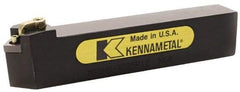 Kennametal - MSDN, Neutral Cut, 0° Lead Angle, 16mm Shank Height x 16mm Shank Width, Negative Rake Indexable Turning Toolholder - 100mm OAL, SN..0903.. Insert Compatibility, Series Kenloc - Apex Tool & Supply