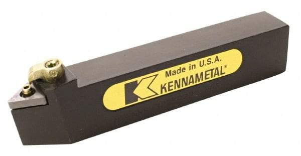 Kennametal - MTEN, Neutral Cut, 0° Lead Angle, 25mm Shank Height x 25mm Shank Width, Negative Rake Indexable Turning Toolholder - 150mm OAL, TN..2204.. Insert Compatibility, Series Kenloc - Apex Tool & Supply