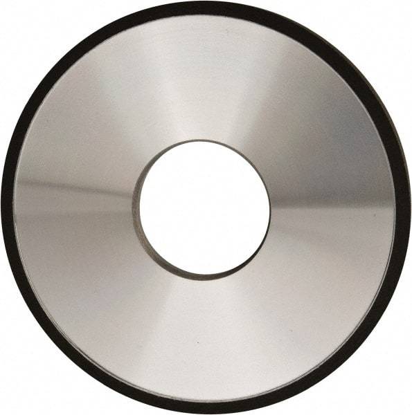 Made in USA - 4" Diam x 1-1/4" Hole x 1/4" Thick, N Hardness, 220 Grit Surface Grinding Wheel - Diamond, Type 1A1, Very Fine Grade - Apex Tool & Supply