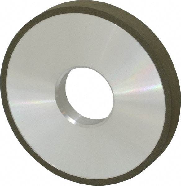 Made in USA - 4" Diam x 1-1/4" Hole x 1/2" Thick, N Hardness, 150 Grit Surface Grinding Wheel - Diamond, Type 1A1, Very Fine Grade - Apex Tool & Supply
