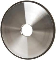 Made in USA - 6" Diam x 1-1/4" Hole x 1/4" Thick, N Hardness, 100 Grit Surface Grinding Wheel - Diamond, Type 1A1, Fine Grade - Apex Tool & Supply