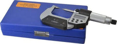 Value Collection - 1 Inch, Friction, Electronic Point Micrometer - 30° Point Angle - Apex Tool & Supply