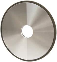 Made in USA - 6" Diam x 1-1/4" Hole x 1/4" Thick, N Hardness, 220 Grit Surface Grinding Wheel - Diamond, Type 1A1, Very Fine Grade - Apex Tool & Supply