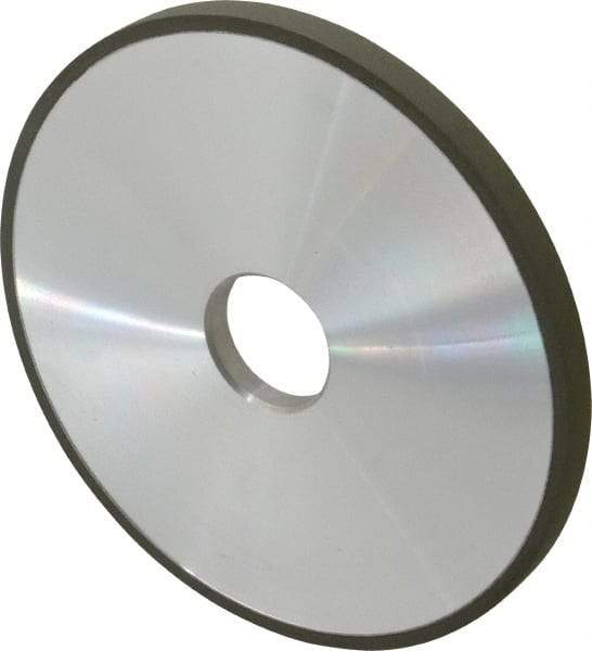 Made in USA - 6" Diam x 1-1/4" Hole x 3/8" Thick, N Hardness, 220 Grit Surface Grinding Wheel - Diamond, Type 1A1, Very Fine Grade - Apex Tool & Supply