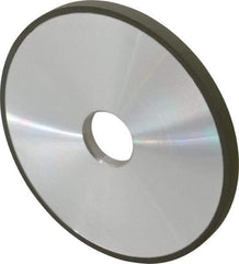 Made in USA - 6" Diam x 1-1/4" Hole x 3/8" Thick, N Hardness, 220 Grit Surface Grinding Wheel - Diamond, Type 1A1, Very Fine Grade - Apex Tool & Supply