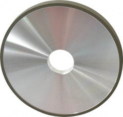 Made in USA - 6" Diam x 1-1/4" Hole x 1/2" Thick, N Hardness, 220 Grit Surface Grinding Wheel - Diamond, Type 1A1, Very Fine Grade - Apex Tool & Supply