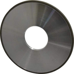 Made in USA - 4" Diam x 1-1/4" Hole x 1/8" Thick, N Hardness, 100 Grit Surface Grinding Wheel - Diamond, Type 1A1, Fine Grade - Apex Tool & Supply