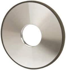 Made in USA - 4" Diam x 1-1/4" Hole x 1/4" Thick, N Hardness, 100 Grit Surface Grinding Wheel - Diamond, Type 1A1, Fine Grade - Apex Tool & Supply