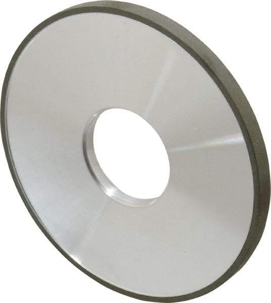 Made in USA - 4" Diam x 1-1/4" Hole x 1/4" Thick, N Hardness, 220 Grit Surface Grinding Wheel - Diamond, Type 1A1, Very Fine Grade - Apex Tool & Supply