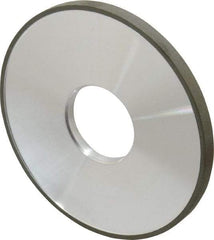Made in USA - 4" Diam x 1-1/4" Hole x 1/4" Thick, N Hardness, 220 Grit Surface Grinding Wheel - Diamond, Type 1A1, Very Fine Grade - Apex Tool & Supply