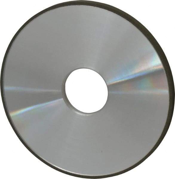 Made in USA - 5" Diam x 1-1/4" Hole x 1/4" Thick, N Hardness, 100 Grit Surface Grinding Wheel - Diamond, Type 1A1, Fine Grade - Apex Tool & Supply