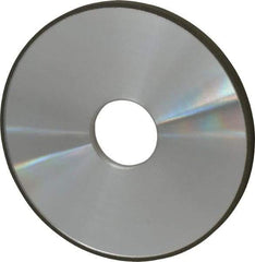 Made in USA - 5" Diam x 1-1/4" Hole x 1/4" Thick, N Hardness, 100 Grit Surface Grinding Wheel - Diamond, Type 1A1, Fine Grade - Apex Tool & Supply