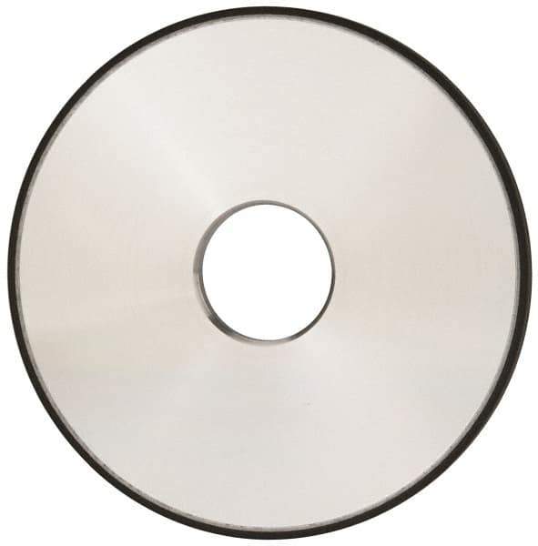 Made in USA - 5" Diam x 1-1/4" Hole x 1/4" Thick, N Hardness, 220 Grit Surface Grinding Wheel - Diamond, Type 1A1, Very Fine Grade - Apex Tool & Supply
