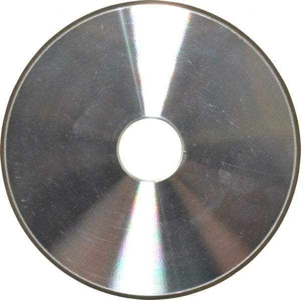 Made in USA - 6" Diam x 1-1/4" Hole x 1/4" Thick, N Hardness, 100 Grit Surface Grinding Wheel - Diamond, Type 1A1, Fine Grade - Apex Tool & Supply