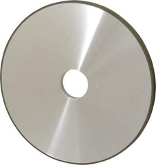 Made in USA - 7" Diam x 1-1/4" Hole x 3/8" Thick, N Hardness, 100 Grit Surface Grinding Wheel - Diamond, Type 1A1, Fine Grade - Apex Tool & Supply