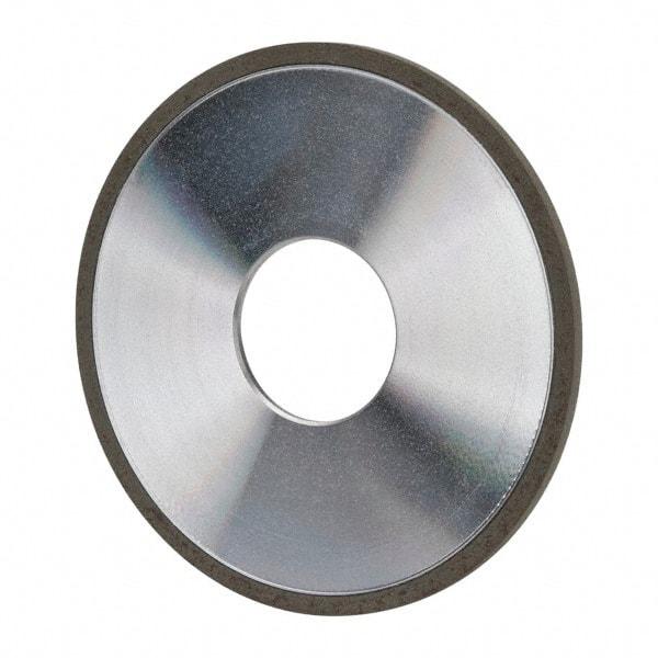 Made in USA - 4" Diam x 1-1/4" Hole x 1/8" Thick, N Hardness, 220 Grit Surface Grinding Wheel - Diamond, Type 1A1, Very Fine Grade - Apex Tool & Supply
