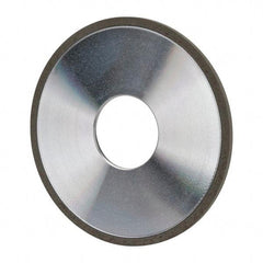 Made in USA - 4" Diam x 1-1/4" Hole x 1/8" Thick, N Hardness, 220 Grit Surface Grinding Wheel - Diamond, Type 1A1, Very Fine Grade - Apex Tool & Supply