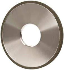 Made in USA - 4" Diam x 1-1/4" Hole x 1/4" Thick, N Hardness, 100 Grit Surface Grinding Wheel - Diamond, Type 1A1, Fine Grade - Apex Tool & Supply