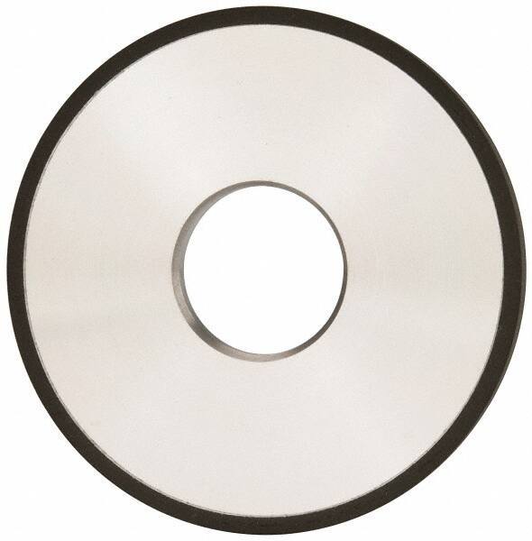 Made in USA - 4" Diam x 1-1/4" Hole x 1/4" Thick, N Hardness, 220 Grit Surface Grinding Wheel - Diamond, Type 1A1, Very Fine Grade - Apex Tool & Supply