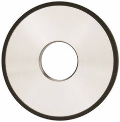 Made in USA - 4" Diam x 1-1/4" Hole x 1/4" Thick, N Hardness, 220 Grit Surface Grinding Wheel - Diamond, Type 1A1, Very Fine Grade - Apex Tool & Supply