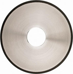 Made in USA - 5" Diam x 1-1/4" Hole x 1/8" Thick, N Hardness, 100 Grit Surface Grinding Wheel - Diamond, Type 1A1, Fine Grade - Apex Tool & Supply