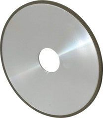 Made in USA - 6" Diam x 1-1/4" Hole x 1/8" Thick, N Hardness, 100 Grit Surface Grinding Wheel - Diamond, Type 1A1, Fine Grade - Apex Tool & Supply