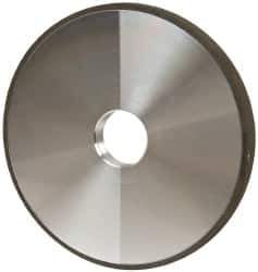 Made in USA - 6" Diam x 1-1/4" Hole x 1/2" Thick, N Hardness, 100 Grit Surface Grinding Wheel - Diamond, Type 1A1, Fine Grade - Apex Tool & Supply