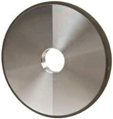 Made in USA - 6" Diam x 1-1/4" Hole x 1/2" Thick, N Hardness, 100 Grit Surface Grinding Wheel - Diamond, Type 1A1, Fine Grade - Apex Tool & Supply