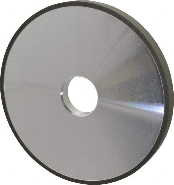 Made in USA - 6" Diam x 1-1/4" Hole x 1/2" Thick, N Hardness, 220 Grit Surface Grinding Wheel - Diamond, Type 1A1, Very Fine Grade - Apex Tool & Supply