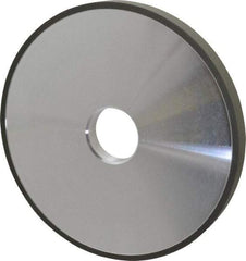 Made in USA - 6" Diam x 1-1/4" Hole x 1/2" Thick, N Hardness, 220 Grit Surface Grinding Wheel - Diamond, Type 1A1, Very Fine Grade - Apex Tool & Supply