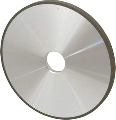 Made in USA - 7" Diam x 1-1/4" Hole x 3/8" Thick, N Hardness, 100 Grit Surface Grinding Wheel - Diamond, Type 1A1, Fine Grade - Apex Tool & Supply