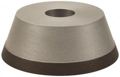 Made in USA - 5" Diam, 1-1/4" Hole Size, 1-3/4" Overall Thickness, 150 Grit, Type 11 Tool & Cutter Grinding Wheel - Very Fine Grade, Diamond - Apex Tool & Supply