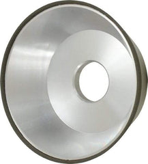 Made in USA - 5" Diam, 1-1/4" Hole Size, 1-3/4" Overall Thickness, 150 Grit, Type 11 Tool & Cutter Grinding Wheel - Very Fine Grade, Diamond - Apex Tool & Supply