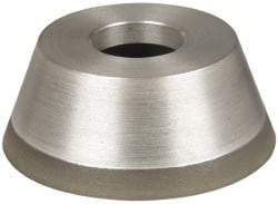 Made in USA - 3-3/4" Diam, 1-1/4" Hole Size, 1-1/2" Overall Thickness, 150 Grit, Type 11 Tool & Cutter Grinding Wheel - Very Fine Grade, CBN - Apex Tool & Supply