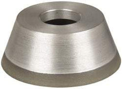 Made in USA - 3-3/4" Diam, 1-1/4" Hole Size, 1-1/2" Overall Thickness, 150 Grit, Type 11 Tool & Cutter Grinding Wheel - Very Fine Grade, CBN - Apex Tool & Supply