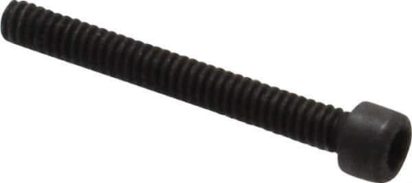 Value Collection - #0-80 UNF Hex Socket Drive, Socket Cap Screw - Alloy Steel, Black Oxide Finish, Fully Threaded, 1/2" Length Under Head - Apex Tool & Supply