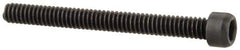 Value Collection - #0-80 UNF Hex Socket Drive, Socket Cap Screw - Alloy Steel, Black Oxide Finish, Fully Threaded, 5/8" Length Under Head - Apex Tool & Supply