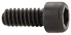 Value Collection - #1-64 UNC Hex Socket Drive, Socket Cap Screw - Alloy Steel, Black Oxide Finish, Fully Threaded, 3/16" Length Under Head - Apex Tool & Supply
