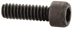 Value Collection - #1-64 UNC Hex Socket Drive, Socket Cap Screw - Alloy Steel, Black Oxide Finish, Fully Threaded, 1/4" Length Under Head - Apex Tool & Supply