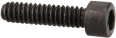 Value Collection - #1-64 UNC Hex Socket Drive, Socket Cap Screw - Alloy Steel, Black Oxide Finish, Fully Threaded, 5/16" Length Under Head - Apex Tool & Supply