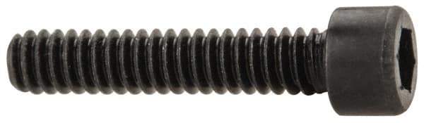 Value Collection - #1-64 UNC Hex Socket Drive, Socket Cap Screw - Alloy Steel, Black Oxide Finish, Fully Threaded, 3/8" Length Under Head - Apex Tool & Supply