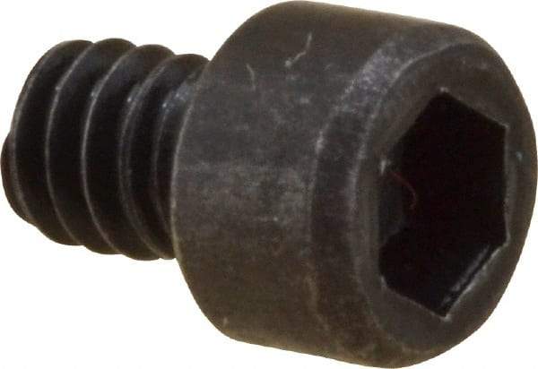 Value Collection - #2-56 UNC Hex Socket Drive, Socket Cap Screw - Alloy Steel, Black Oxide Finish, Fully Threaded, 1/8" Length Under Head - Apex Tool & Supply