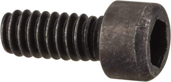Value Collection - #2-56 UNC Hex Socket Drive, Socket Cap Screw - Alloy Steel, Black Oxide Finish, Fully Threaded, 7/32" Length Under Head - Apex Tool & Supply