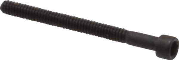 Value Collection - #2-56 UNC Hex Socket Drive, Socket Cap Screw - Alloy Steel, Black Oxide Finish, Partially Threaded, 1" Length Under Head - Apex Tool & Supply
