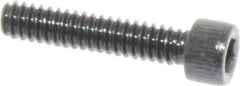 Value Collection - #4-40 UNC Hex Socket Drive, Socket Cap Screw - Alloy Steel, Black Oxide Finish, Fully Threaded, 9/16" Length Under Head - Apex Tool & Supply