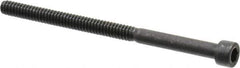 Value Collection - #4-40 UNC Hex Socket Drive, Socket Cap Screw - Alloy Steel, Black Oxide Finish, Partially Threaded, 1-3/4" Length Under Head - Apex Tool & Supply