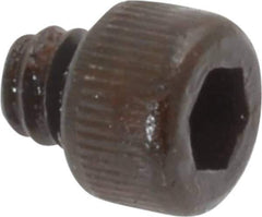 Value Collection - #6-32 UNC Hex Socket Drive, Socket Cap Screw - Alloy Steel, Black Oxide Finish, Fully Threaded, 1/8" Length Under Head - Apex Tool & Supply